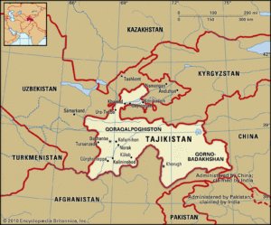 Tajikistan location